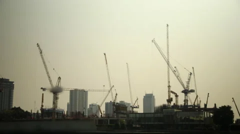 Construction Site - Time Lapse Video stock 62785597