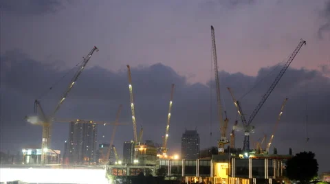Construction Site - Time Lapse Video stock 62792544