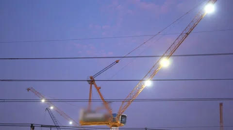 Construction Site - Time Lapse Stock Footage 63131426