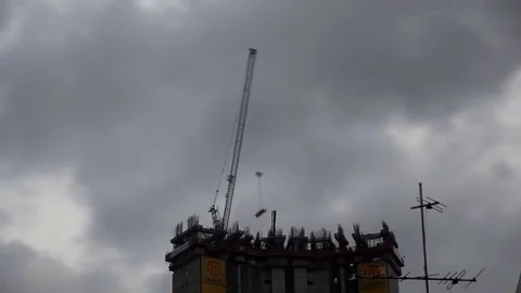 Construction site, time lapse Video stock 77728367