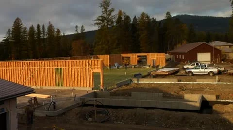 Construction site timelapse Stock Footage 21555494
