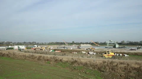 Construction site Timelapse Video stock 44722416