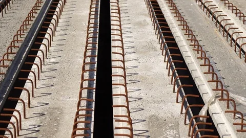 The construction site of the traffic int... | Stock Video | Pond5
