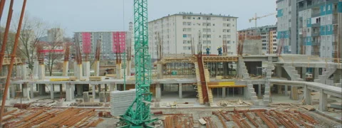 Construction Site View Stock-Footage 150871306