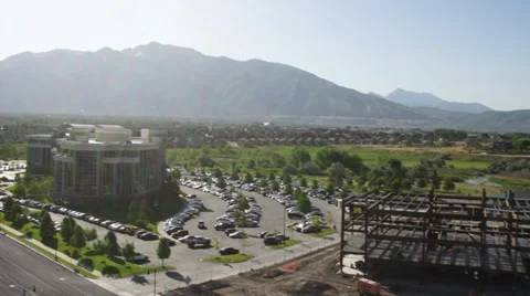 Construction site wide Stock Footage 27823457