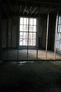 Construction Site Window Fotos de archivo