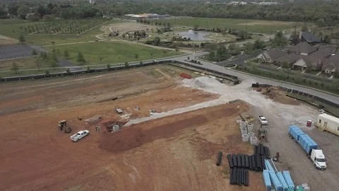 Construction site work Stockbeeldmateriaal 106868279