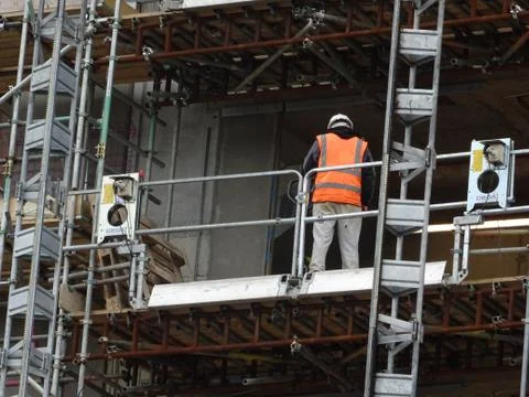 Construction Site Worker Stock Photos
