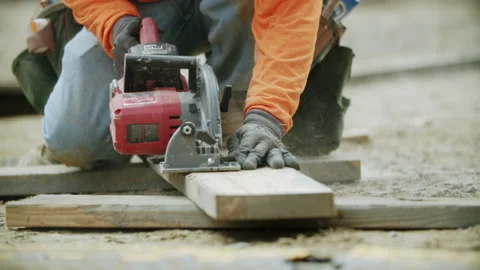 Construction Site Workers 4K 48FPS SLO-MO Stock Footage 193759760
