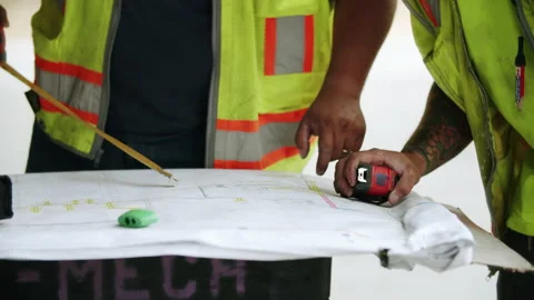 Construction Site Workers 4K 48FPS SLO-MO Stock Footage 193760007