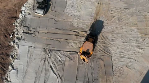 Construction sites and workers under construction, mixers and excavators, steel Stock Footage 142892090