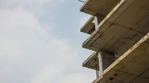 Construction of sky Stock Footage 45385591