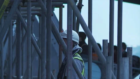 Construction Slow Motion (10) Video stock 150163104