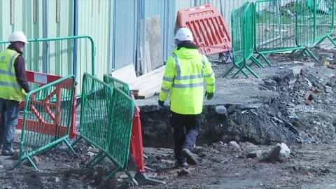 Construction Slow Motion (7) Stock Footage 150163043