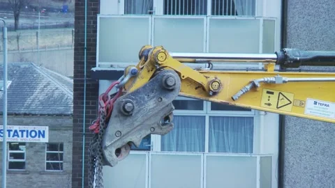 Construction Slow Motion Stock Footage