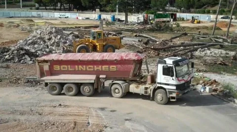 Construction in Spain Stock Footage 740309