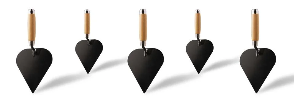Construction spatulas Stock Photos