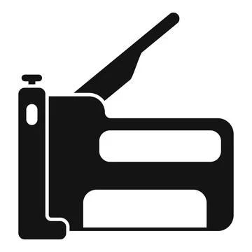 Construction stapler for repair and building work Stock Illustration
