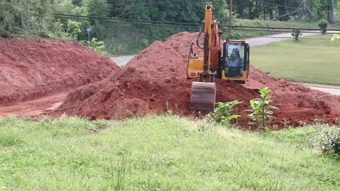 Construction on Street Stock Footage 274573777