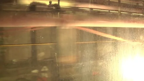 Construction on Subway Line Video stock 71515743