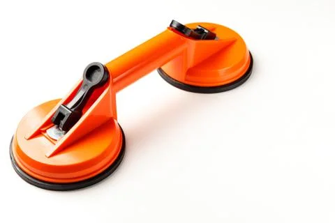 Construction suction cup isolated on white backgrounds. Professional tool. Co Stock Photos