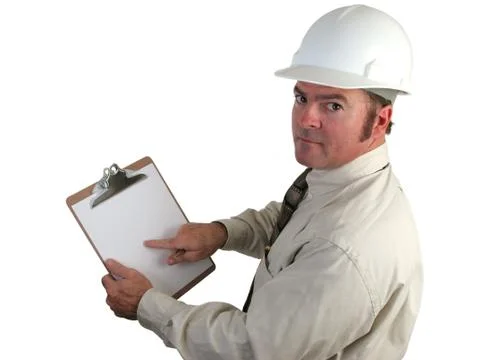Construction Supervisor - Concerned Stock Photos