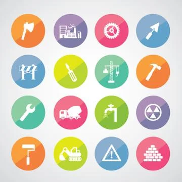 Construction team  icon Stock Illustration