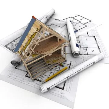Construction technical details Stock Illustration