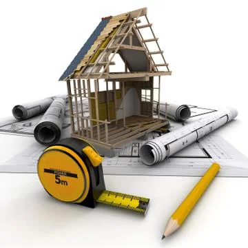 Construction technical details Stock Illustration