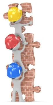 Construction time again. Stock Illustration