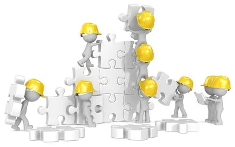 Construction time. Stock Illustration