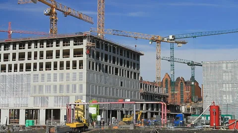 Construction time-lapse Stock Footage 33393329