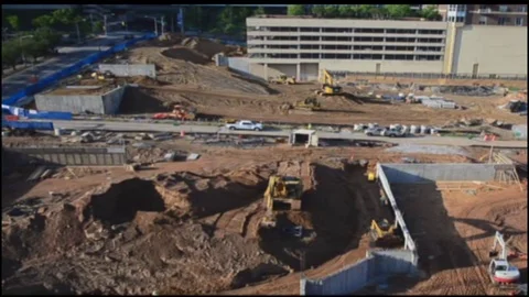 Construction timelapes Stock Footage 127142248