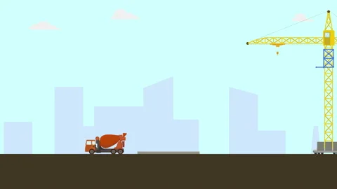 Construction Timelapse Vídeo Stock 111311886