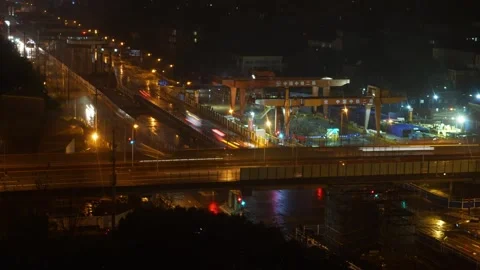 Construction timelapse in Shanghai. Stock Footage 284323224