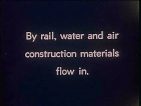 Construction tool arrive to Cuba my railway and airplane. Stock Footage 75273895