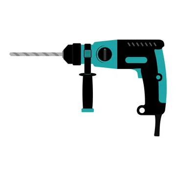 Construction tool puncher, color isolated vector illustration in cartoon styl Stock Illustration