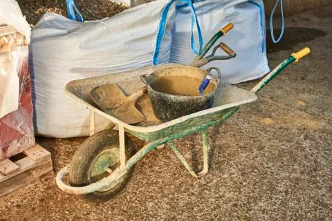 Construction tools and building materials Stock Photos