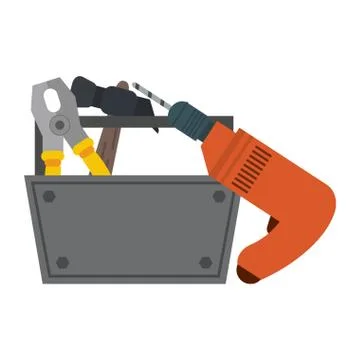 Construction tools and elements Stock Illustration