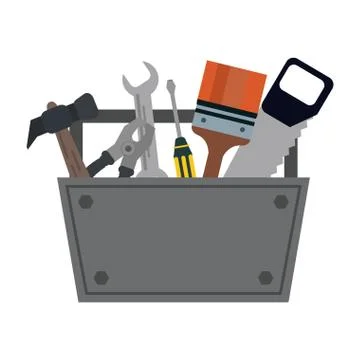 Construction tools and elements Stock Illustration