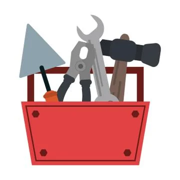 Construction tools and elements Stock Illustration
