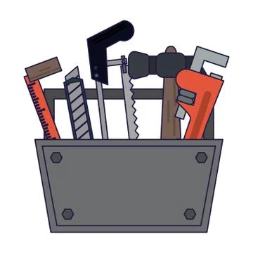 Construction tools and elements 스톡 일러스트