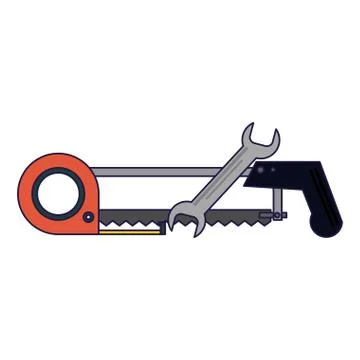 Construction tools and elements Stock Illustration