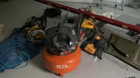 Construction Tools like Compressor and Nail Guns 動画素材 280188748