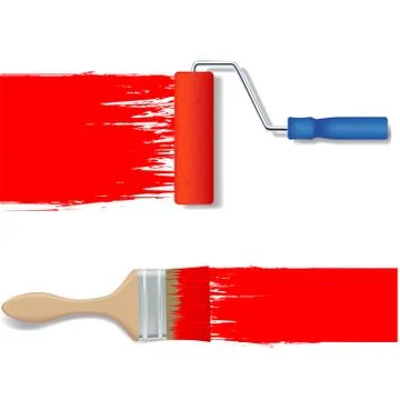 Construction tools isolated on white background Stock Illustration