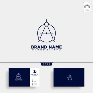 Construction tools logo template vector illustration icon element Stock Illustration