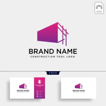 Construction tools logo template vector illustration icon element Stock Illustration