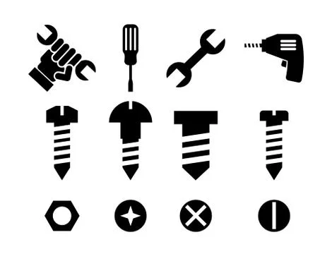 Construction tools over white background vector illustration Stock Illustration