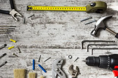 Construction tools. Stock Photos