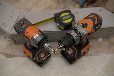 Construction Tools Stockfoto's